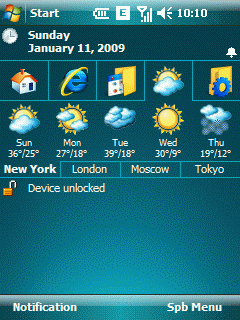 Скриншот SPB Weather